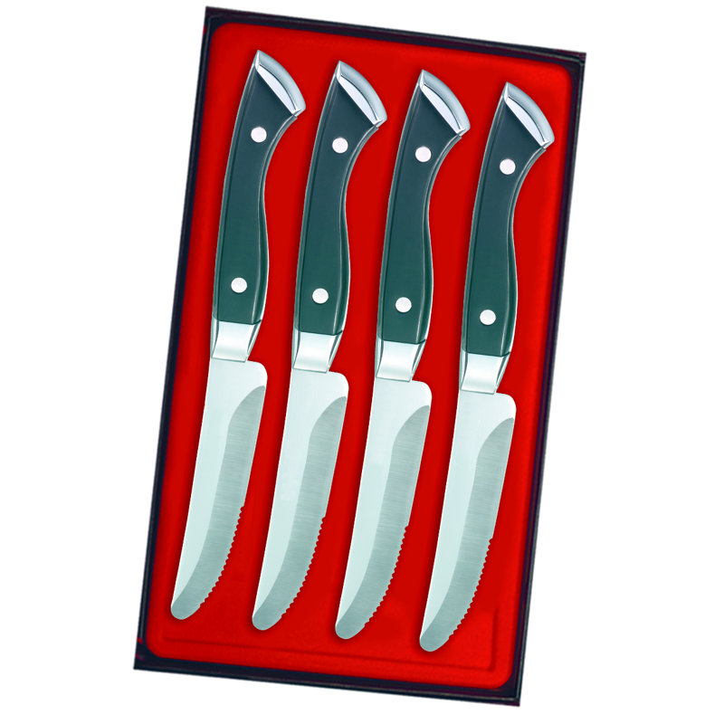 Utica Cutlery Company Boston Chop 4 Piece Steak Knife Set & Reviews